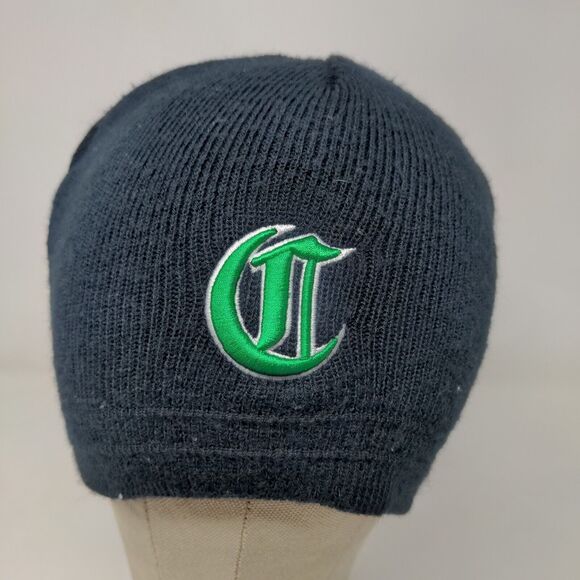 Pacific Headwear Men's Knit Beanie Hat Cap Black Emboidered C Logo - Picture 3 of 12